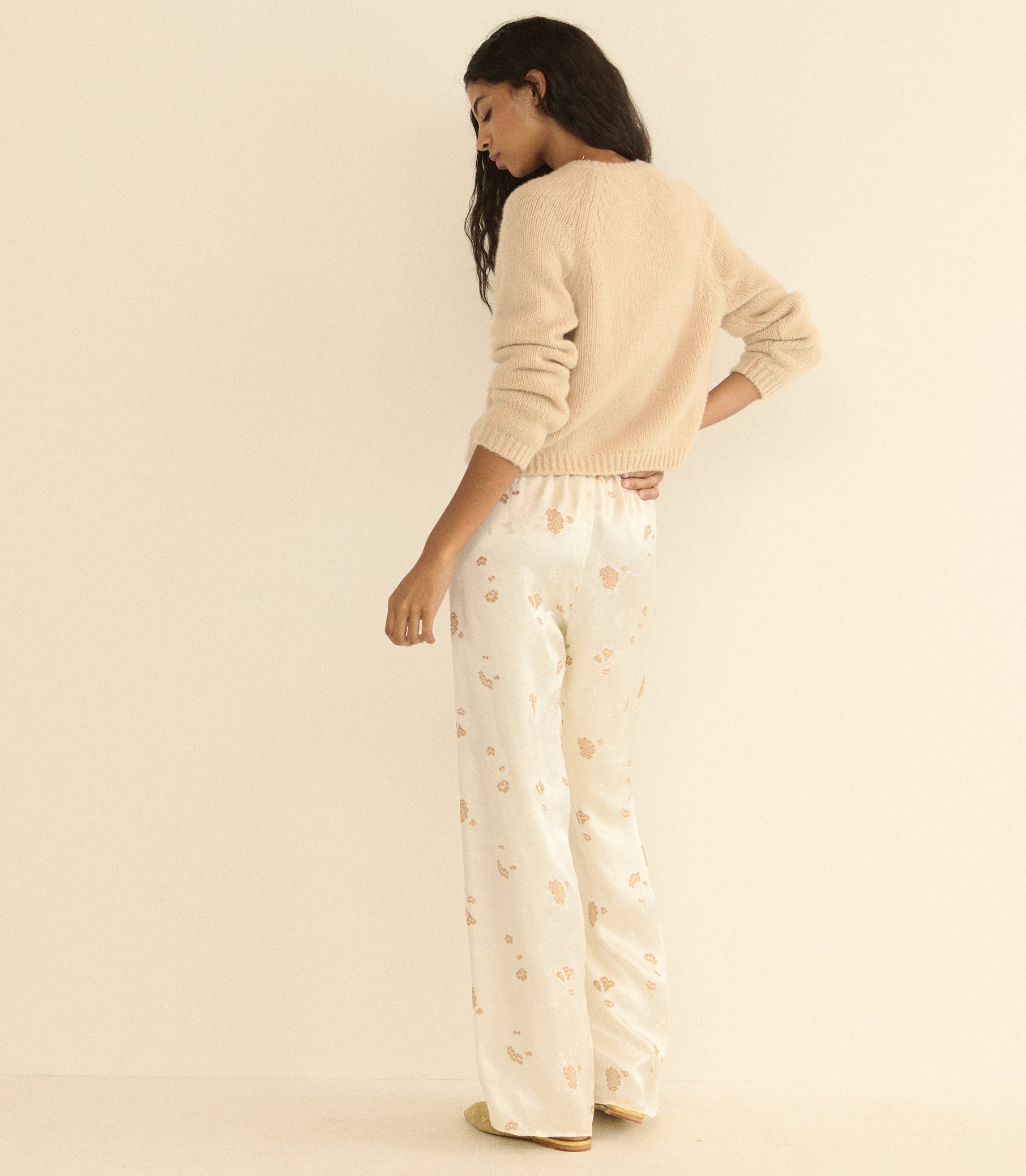 LAVONA PANT -- FRESCO TAPPEZZERIA JACQUARD