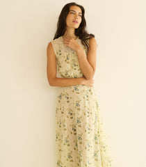 LILIANE DRESS -- SUNSHINE PRAIRIE ROSE