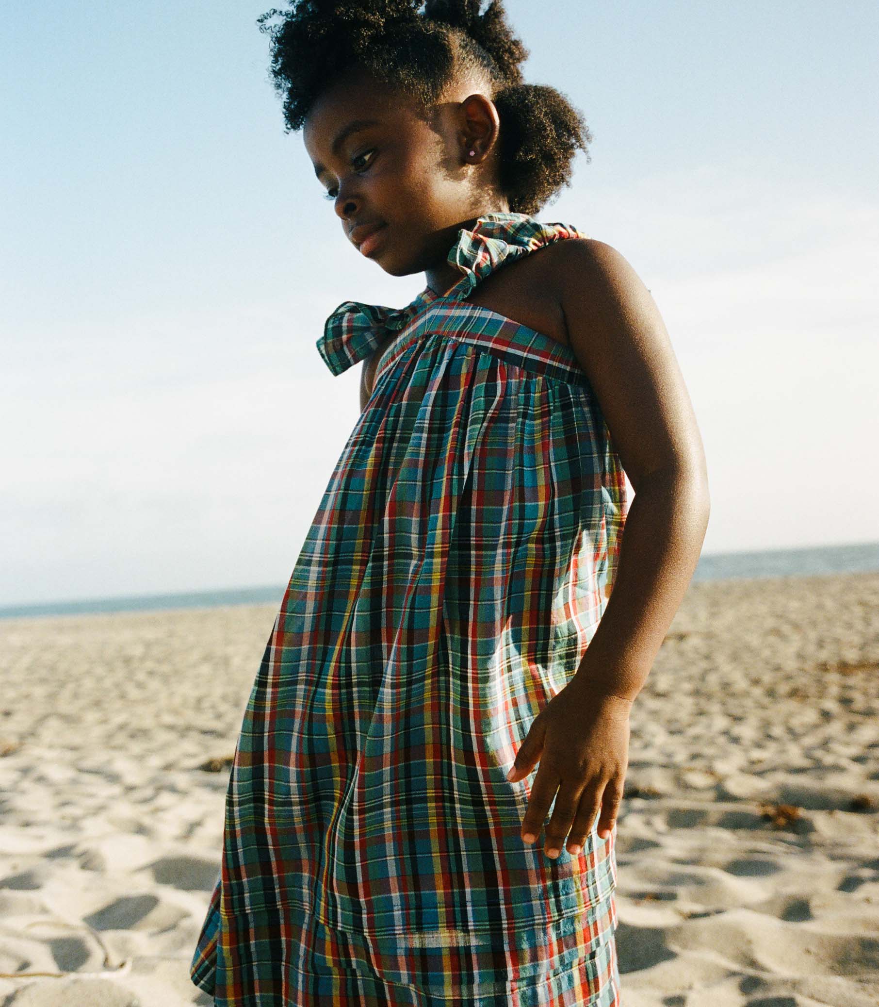 LITTLE NISHA DRESS -- ALDERBROOK PLAID