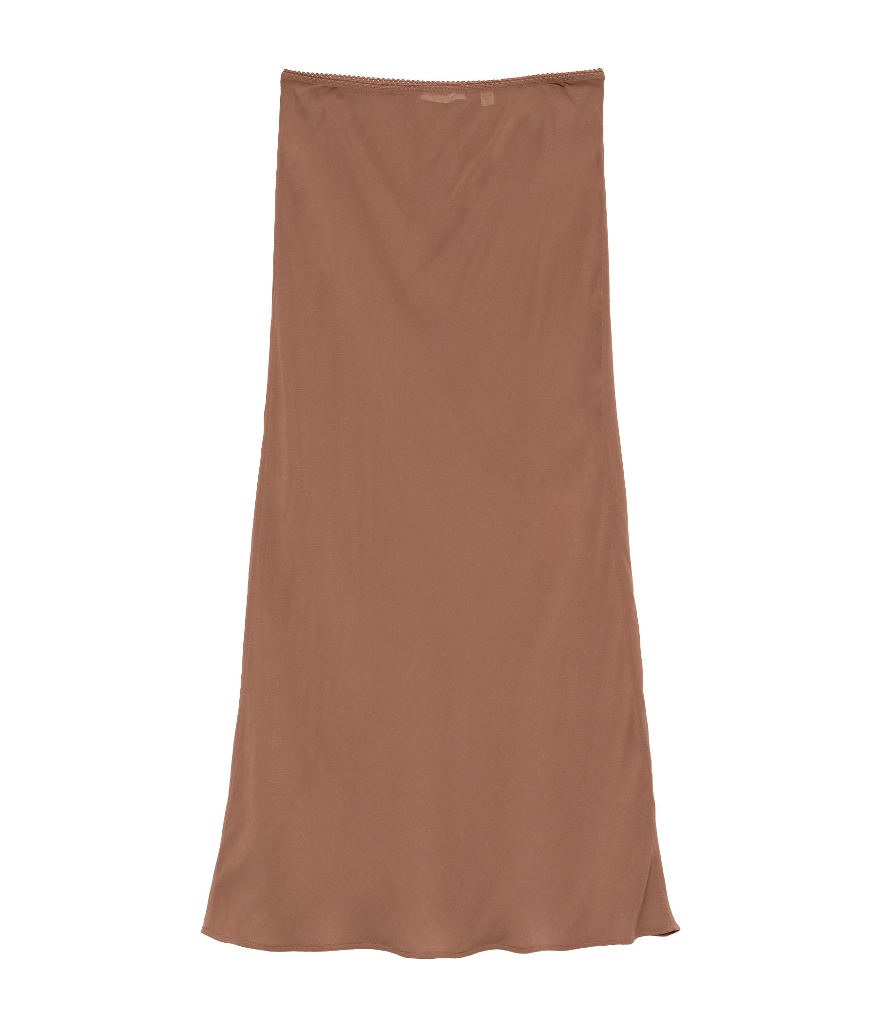 LONG SKIRT SLIP -- CAROB