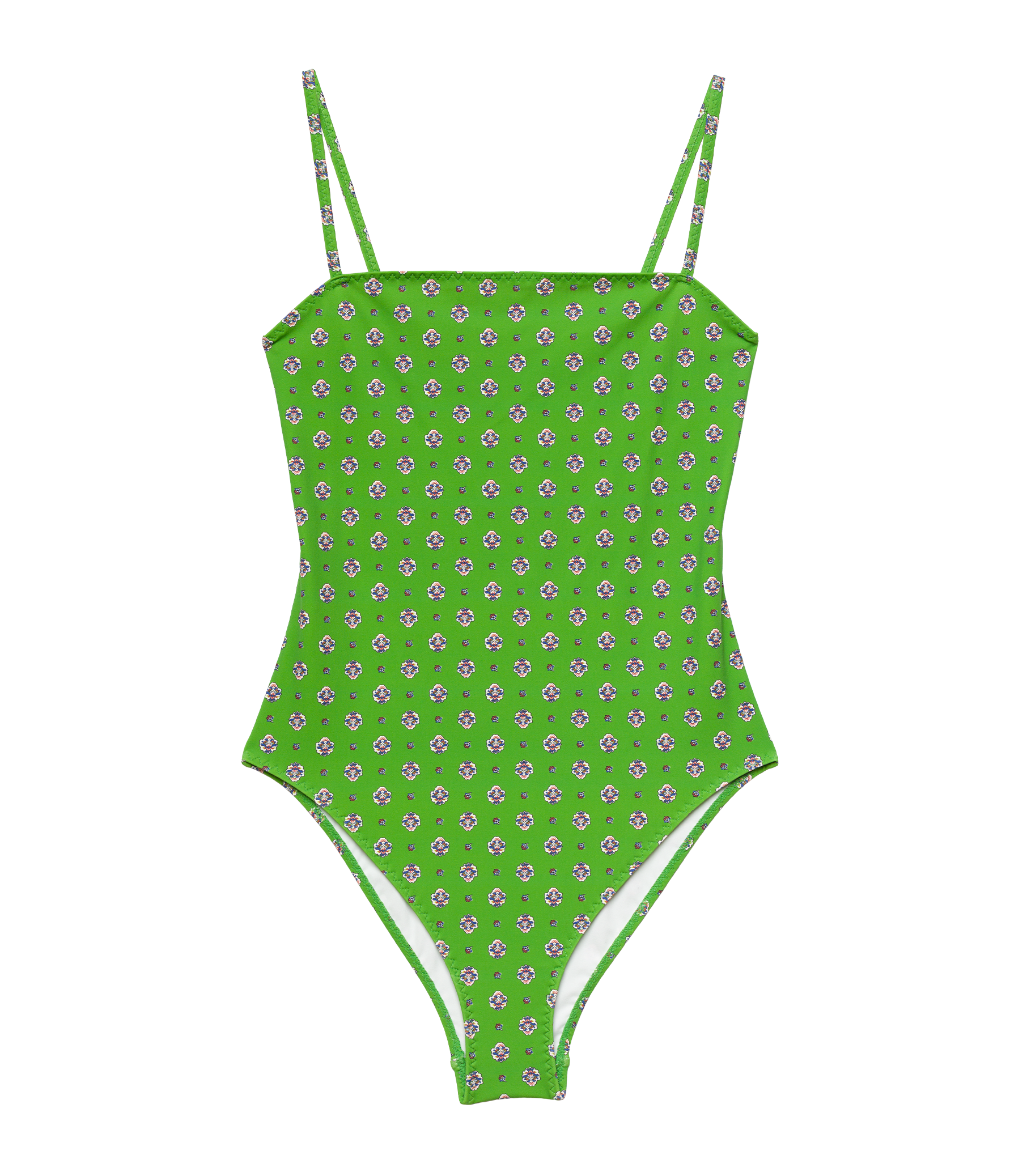 MARBELLA MAILLOT -- VERT CADIZ FOULARD