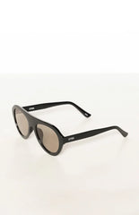 Otra Eyewear Maddy Black Aviator Sunglasses