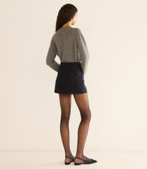 RAINA SKIRT -- MARIANNE PINSTRIPE