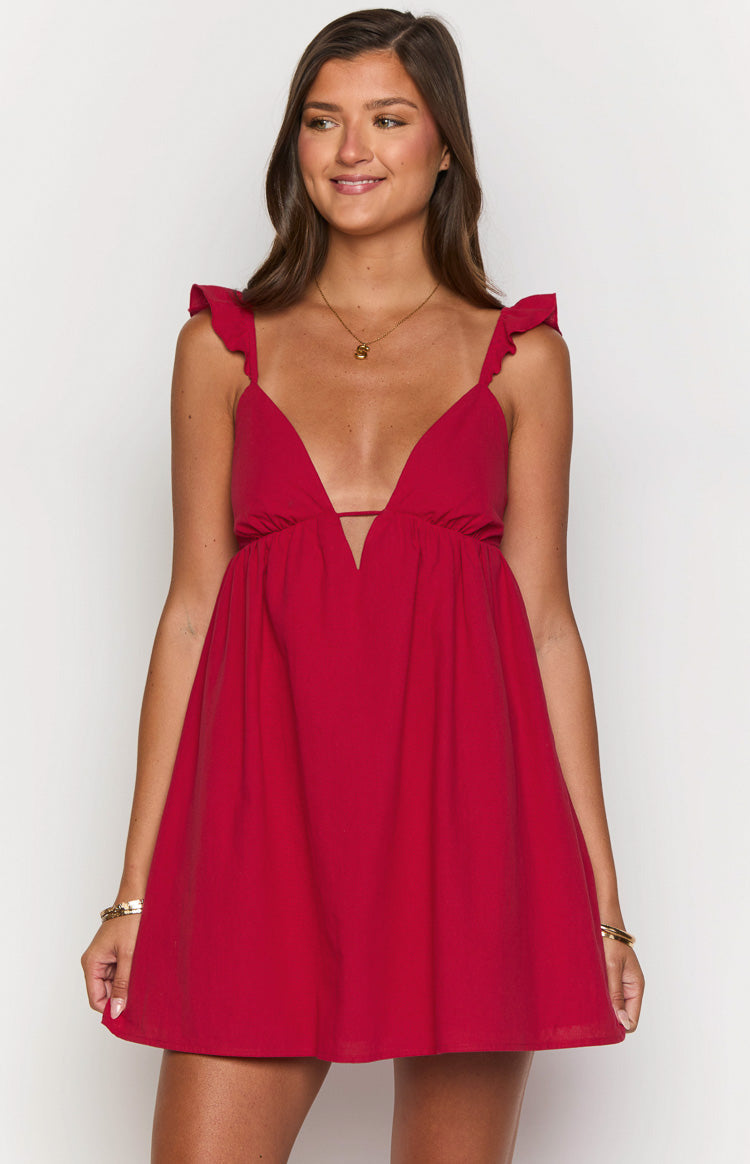 Tammie Red Mini Dress