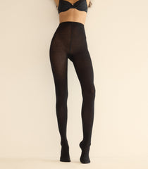 WOLFORD MERINO TIGHTS -- BLACK