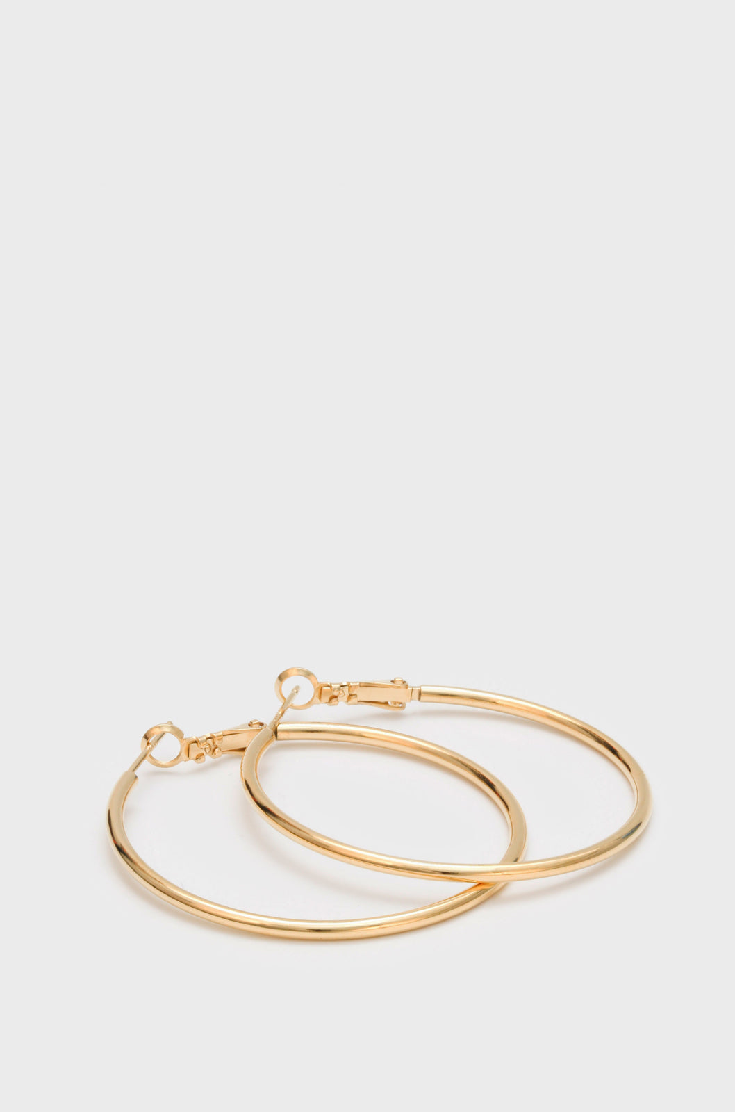 Gold hoop earrings - 60